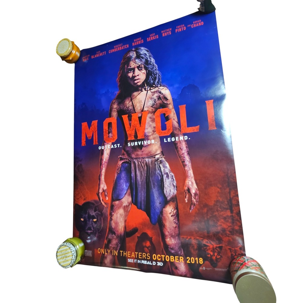 Mowgli: Legend of the Jungle 2018 Promo Poster 27x40 Christian Bale C. Blanchett